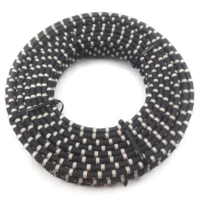 China 40pcs beads No. 12.0*40 diamond wire for granite stone quarry and cutting wire saw machine for sale