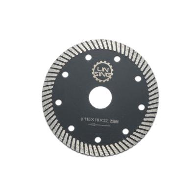 China DIY Grade 4.5 inch Diamond Turbo Saw Blade for Marble Granite Ceramic Concrete Asphalt for sale