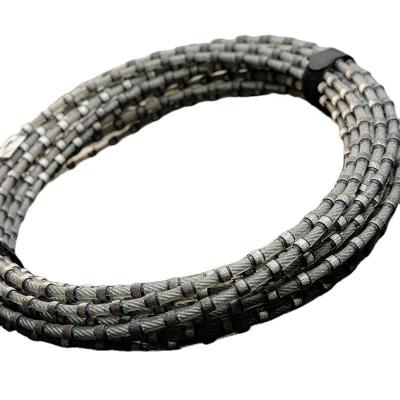 China Stone Cutting Diamond Wire Saw with 11.0mm Bead Diameter and 37pcs Beads per Meter for sale