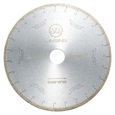 China Cold PRESS 350mm J-Slot Diamond Segment Saw Blade for Marble Cutting Industrial Grade for sale