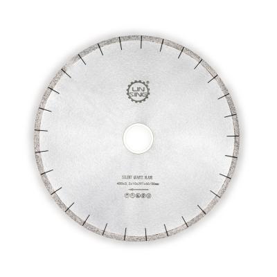 China Cutting Quartz Slabs Crystal Quartzite Diamond Circular Saw Blade 350mm 400mm A A- B for sale