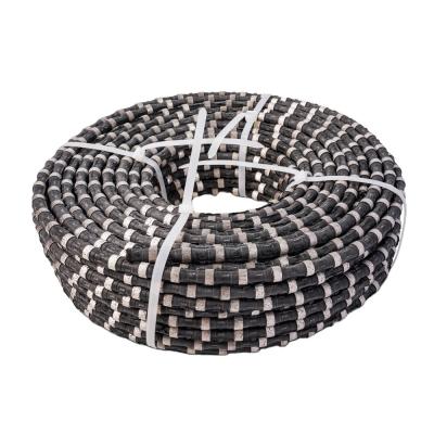 China D11.5MM D12MM Diamond Wire Saw Rope for Mixed Steel-Concrete Cutting in Stone Quarry for sale