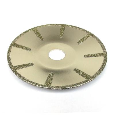 China OBM Supported Diamond Tools Electroplated Diamond Saw Blade For Cutting Stone No Chipping for sale