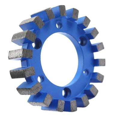 China 86mm CNC Diamond Stubbing Wheel for Stone Grinding D86*40T Marble Granite Slab Tile for sale