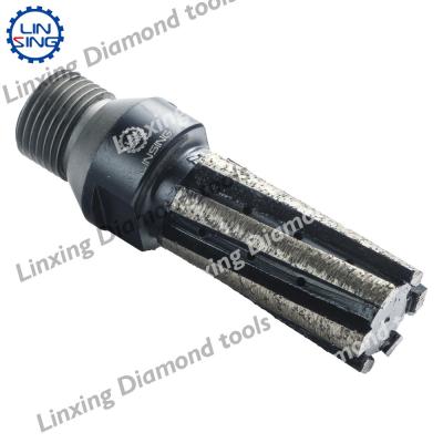 China Granit Finger Drill Core Bit Diamant Schneidwerkzeuge für Kernbohrungen 38 mm Durchmesser zu verkaufen