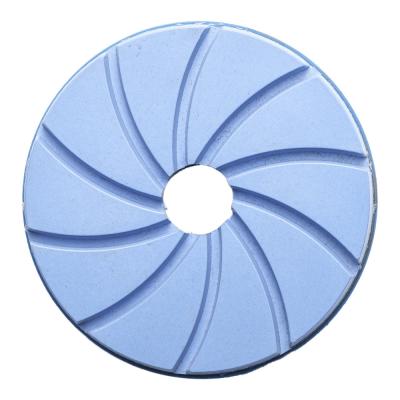 China 80/100/120/150/180/200/230mm Snail Lock Resin Polishing Pads for Stone Edge Polishing for sale