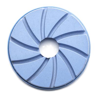 China Customized Colors 6 inch Snail Lock Diamond Edge Polishing Pads for and Long Lifespan for sale