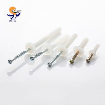 China Factory High Quality Plastic Wall Screw Anchors Nail Nylon Anchor Quick Bolt Anchor for sale