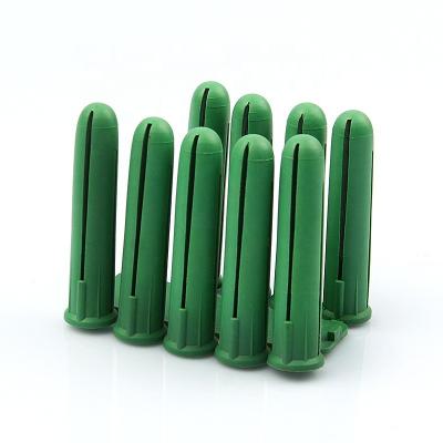 China Colorfu 5.5MM HDPE Plastic Expansion Plastic Green High Quality Wall Sockets for sale