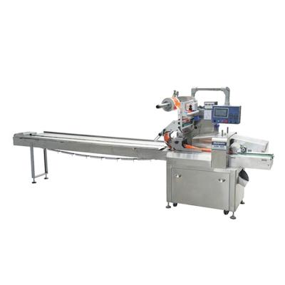 China Automatic Packing Sandwich Donut Biscuit Hard Candy Wafer Custom Biscuits Flow Wrapping Machine Horizontal Packing Machine Pillow Packaging Machine for sale