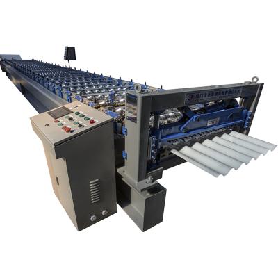 China Construction worksÂ   High Quality Tile IBR Metal Sheet Roof Panel Roll Forming Machine Production Manufacturer for sale