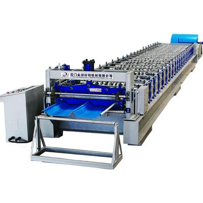 China Construction worksÂ   GOOD Price Wave Roof Panel Tile Ridge Capping Roll Forming Roller Coating Machine for sale