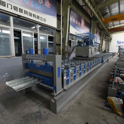 China High Quality Galvanized Hotels / Color Wave Steel Roof Sheet Floor Decking Metal High Deck Cold Roll Forming Machine for sale