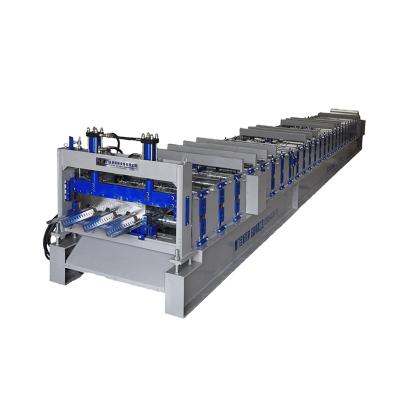 China Hotels Double Layer Corrugated Iron Sheet Profile Trapezoidal Roofing Roll Forming Roof Tile Making Machine for sale