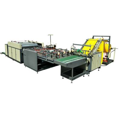 China Construction worksÂ   Automatic pp woven bag making machine include cutting sewing printing and collecting bags for sale