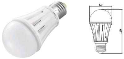 China Uso de la galería del ángulo de los bulbos Ra80 160°Beam del rendimiento energético 9w LED en venta