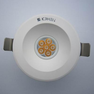 China polvo Downlight do diodo emissor de luz 7W, diodo emissor de luz Downlight do Ra 80/poder superior para casas à venda