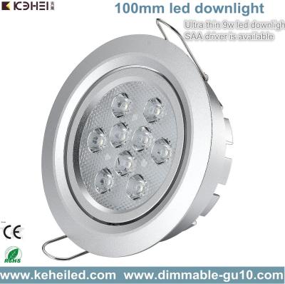 China Angeln Sie justierbare Stelle Cer Rohs 9w geführte Lumen Downlight hohe Lextar-Chips zu verkaufen