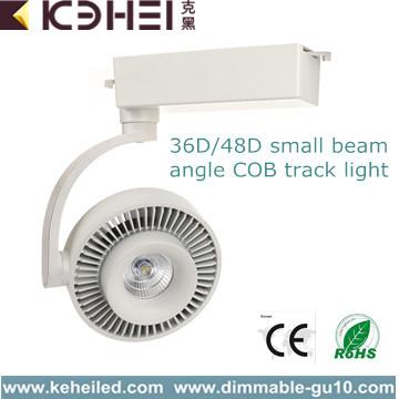 China 20w Cob LED Track Lights With Bridgelux Chips Track Lights Ra80 70lm/W for sale