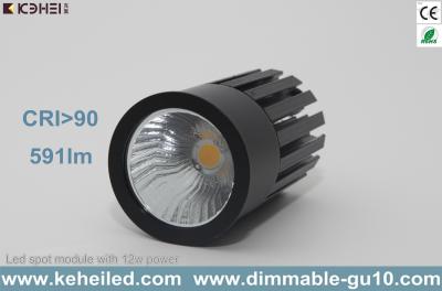 China Dimmable 12 Watt cob LED Spotlights Bulbs module CRI 90 Bridgelux chips for sale