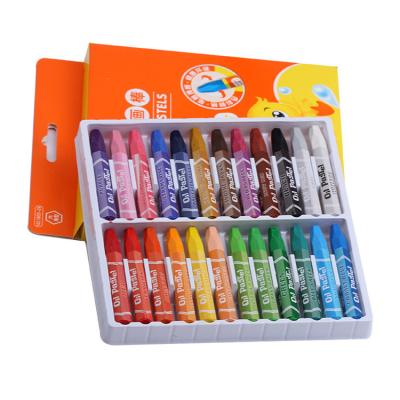 China School/office/dating non-toxic kids color oil pastels wholesale, kids drawing color wax crayon for sale