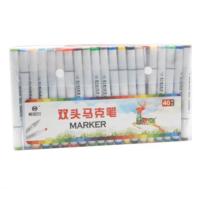 China Best Bright Colors Porcelain Safe and Non-Toxic Multi Colored Permanent Waterproof Marker Pen Markers Pen Set for sale