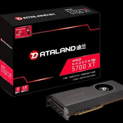 China RT 5700 Dataland AMD RADEON RX 5700 XT 8Ggaming graphics card 16GB 256bit gpu desktop video card for desktop for sale