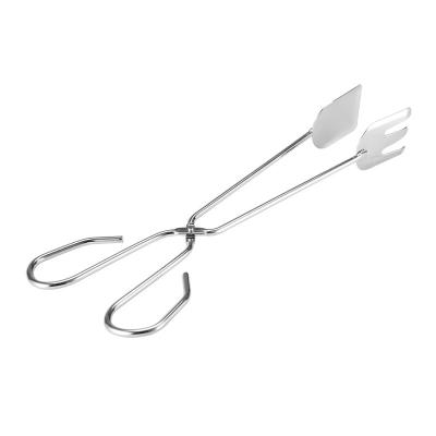 China Easily Cleaned Barbecue Tools Outdoor Metal Tong Scissor Stainless Foods Tongs for sale