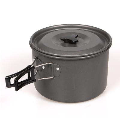 China Durable Portable Large Capacity Pot Aluminum Outdoor Cooking Camping Pots for sale