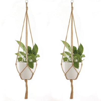 China Durable Indoor Outdoor Plant Basket Flower Fishing Net Air Plant Hanging Rack For Hanging for sale