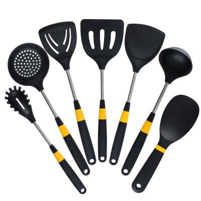 China Non Viable Custom Private Label Stick Silicone Cookware Heat Resistant Set for sale