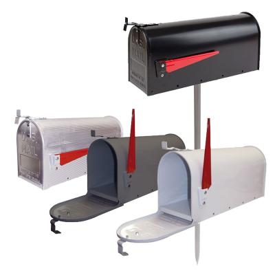 China Stainless Steel Wall Mounted Home Mailbox Outdoor Wrought Iron Residential Mailbox for sale