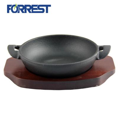 China Hot Sale Korean Pre-Seasoned Stocked Cast Iron Tableware for sale