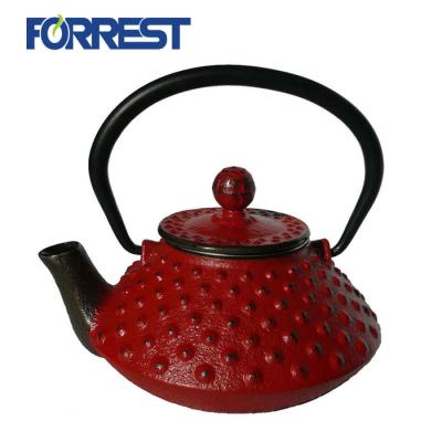 China Sustainable Factory Price Cast Iron Enamel Teapot Kettle for sale