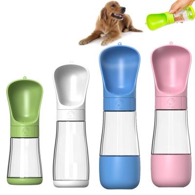 China New Viable 3 in 1 Portable Pet Water Bottle for Dog Outdoor Travel Drinking Water and Driver Food for sale