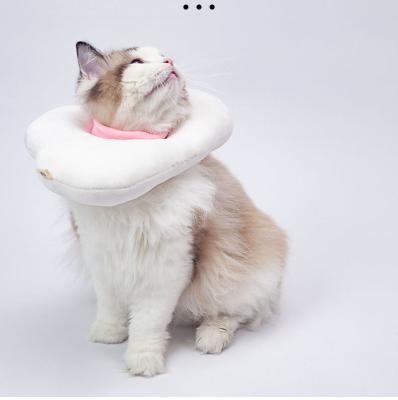 China New Stocked Cute Clouds Shape Elizabethan Pet Supplies Collar Pet Recovery Collar For Cat Dog After Surgery for sale