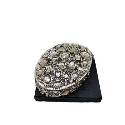 China In 2023 the global most popular luxury and simple style of the shiny shinny diamond fashion trinket box wedding gifts for sale