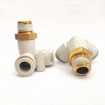 China Building Material Shops Quick Connect, Pneumatic External Thread Straight Tee Connection, Pneumatic Accessories for sale