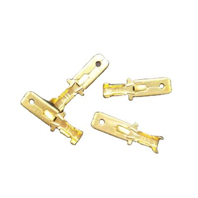 China Dj611-6.3 A/B/C 6.3 Blade Automotive Terminal Series Automotive Terminals Are Connected With Copper Terminals for sale