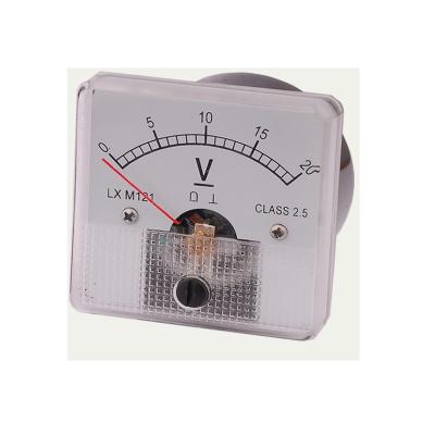 China 60x60mm Voltage Panel Meter Moving Coil DC Analog Only Customize à venda