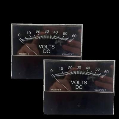 China Temperature Resistance Voltage Panel Meter  Auto Gauge 60v Voltage Analog for sale