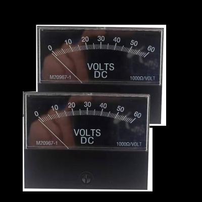 China 15 Years Experience Professional Manufacturer Variable Car Engine Panel 60v DC Volt Meter for sale