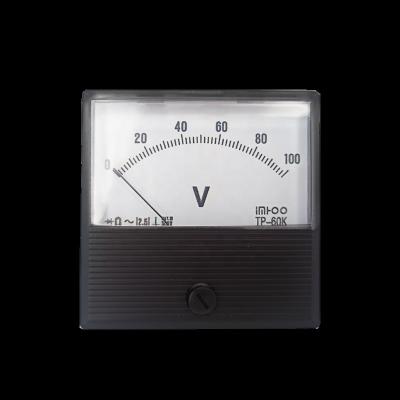 China Analog Voltage Panel Meter TP-60K 0-100V Measuring Range 300V AC DC for sale