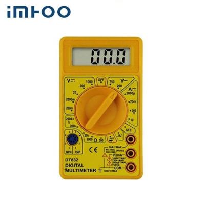 China Pocket size 832/830D digital multimeter  handheld 2000u-10A 200m-1000V à venda