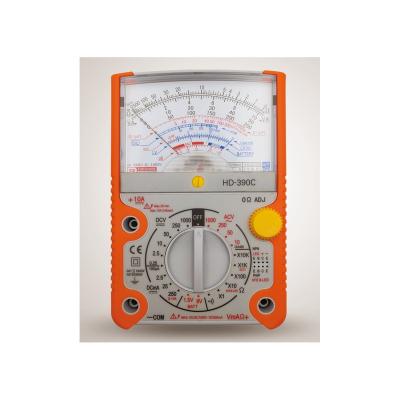 China HD-390C AC/DC Analog Voltage Tester 0.1-250mA Measuring Current Range for sale