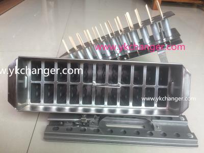 China Ice Popsicle molds stainless steel ice form molds 2x11 22cavities 90ml megamix for sale