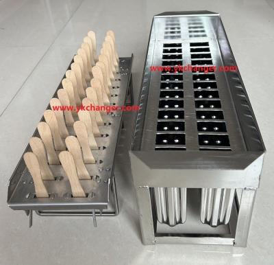 China Customized stainless steel popsicle molds ice cream moulds with stick holders top quality for sale