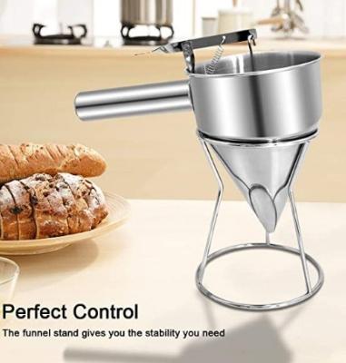 China Piston funnel ice cream filler manual ice cream filler funnel in stainless steel ice cream filler for sale