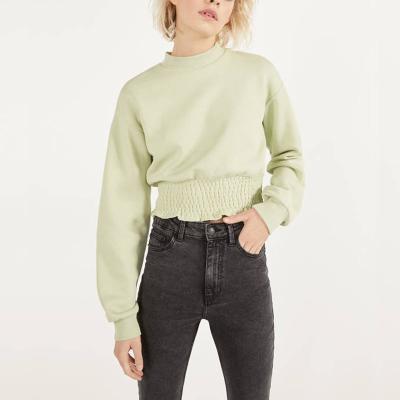 China Green Crewneck Women Crewneck Custom Viable Sweatshirt Soft Crewneck Women for sale