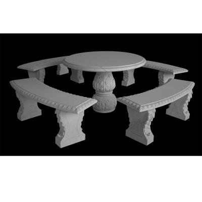 China Compile Outdoor Natural Stone Tea Table Modern Round Luxury Large Center Square Travertine Marble Carving Coffee Table for sale